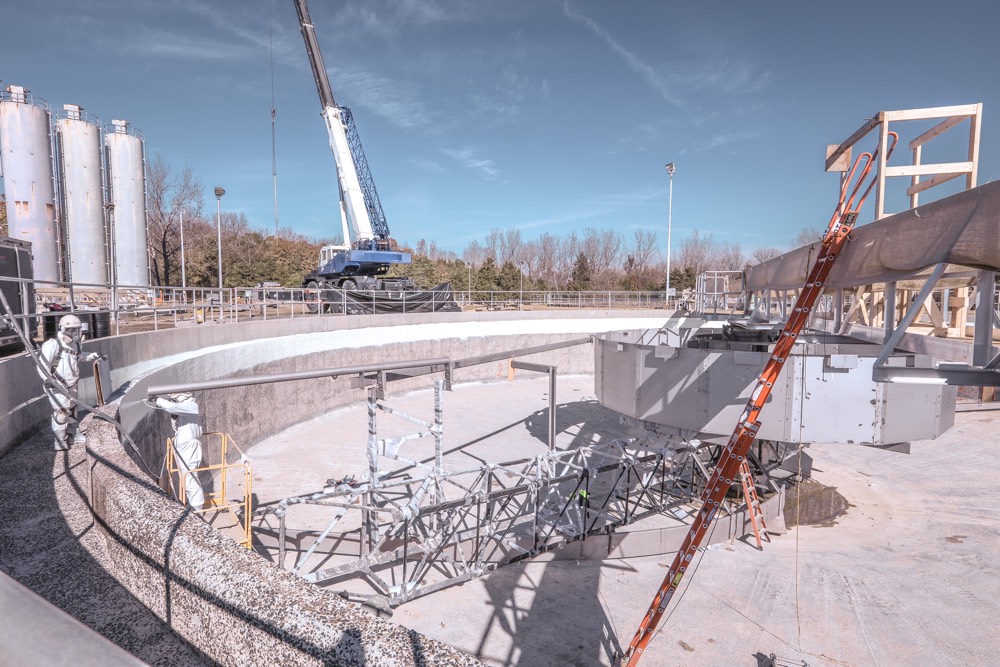 Clarifier rehab - Wastewater treatment facility